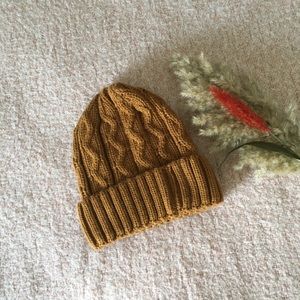Autumn brown beanie